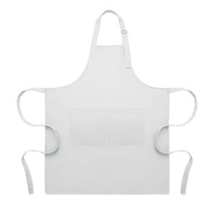 Sort de bucatarie reglabil, Polyester/Cotton, alb