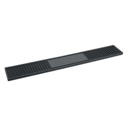 Covor pentru bar din PVC, PVC, negru