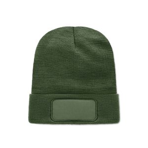 Caciula unisex poliester RPET, RPET, verde inchis