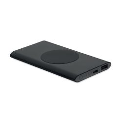 Power bank 5000mAh 15W, Aluminium, negru