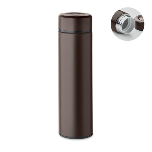 Sticla cu perete dublu 500 ml, Stainless steel, ciocolata