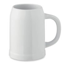 Cana de bere sublimata 500 ml, Ceramics, alb