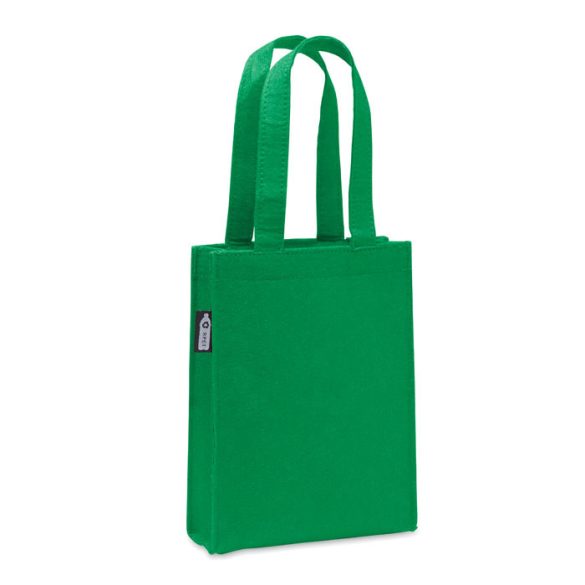 Punga mica de cadou din pasla R, RPET, verde