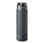 Sticla de apa sport RPET 1L, RPET, negru
