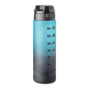 Sticla de apa sport RPET 1L, RPET, turcoaz