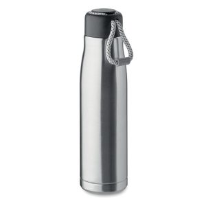Sticla cu perete dublu 500 ml, Stainless steel, argint mat
