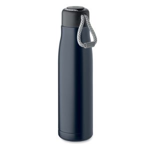 Sticla cu perete dublu 500 ml, Stainless steel, albastru marin francez