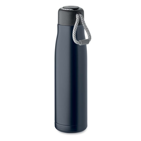 Sticla cu perete dublu 500 ml, Stainless steel, albastru marin francez