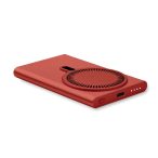 Powerbank wireless, Aluminium, burgundy
