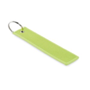 Indepartati inelul breloc inain, Polyester, verde neon