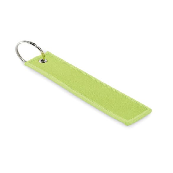 Indepartati inelul breloc inain, Polyester, verde neon