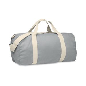 Geanta duffle reciclata 320 gr/, Recycled cotton, gri