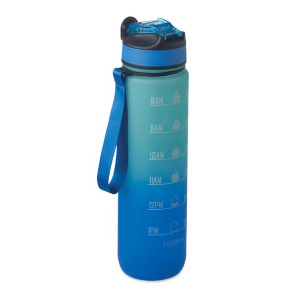 Sticla de apa sport RPET 1L, RPET, albastru regal