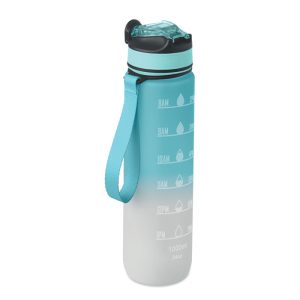 Sticla de apa sport RPET 1L, RPET, albastru copil