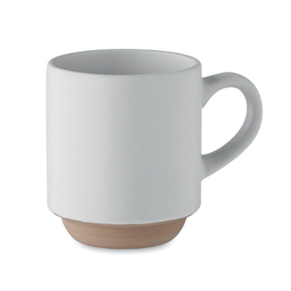 Cana ceramica stivuibila 170 ml, Ceramics, alb