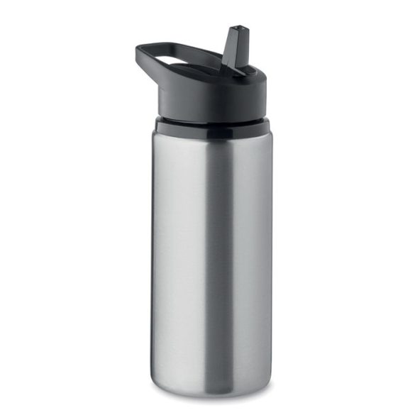 Sticla cu perete simplu 500 ml, Stainless steel, argint mat