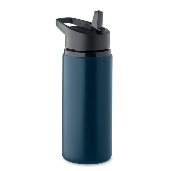 Sticla cu perete simplu 500 ml, Stainless steel, albastru marin francez