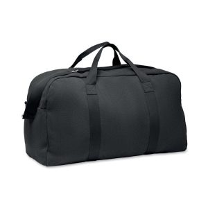 Geanta de voiaj Duffle 450 gr/m, Recycled cotton, negru