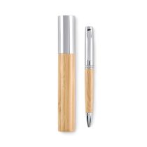 Pix metalic in tub, Bamboo, lemn