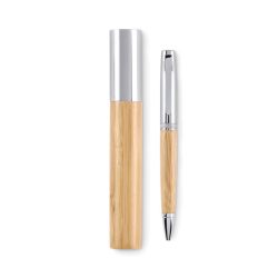 Pix metalic in tub, Bamboo, lemn