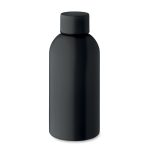 Sticla cu perete simplu 500 ml, Stainless steel, negru