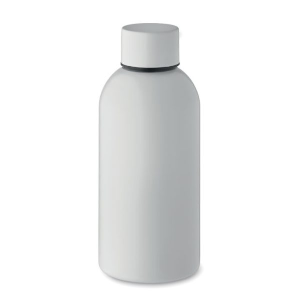 Sticla cu perete simplu 500 ml, Stainless steel, alb