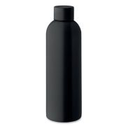 Sticla cu perete simplu 750 ml, Stainless steel, negru