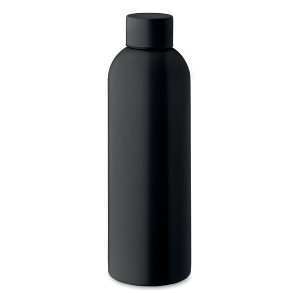 Sticla cu perete simplu 750 ml, Stainless steel, negru