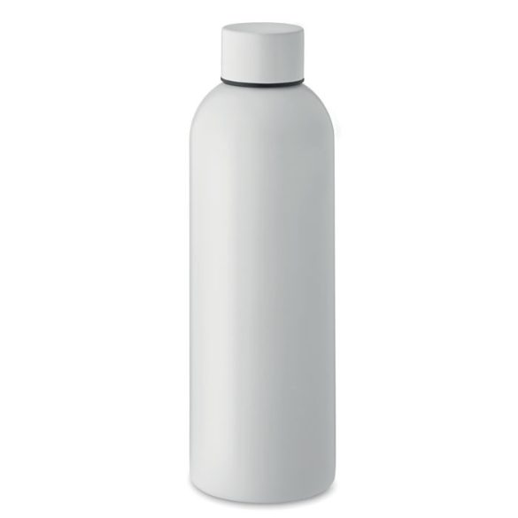 Sticla cu perete simplu 750 ml, Stainless steel, alb