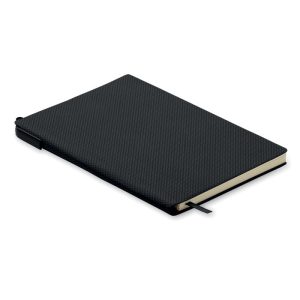 A5 PU notebook cu pix, Paper, negru