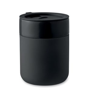 Pahar ceramic 330 ml, Ceramics, negru