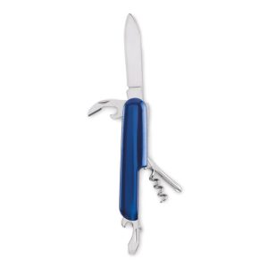 Cutit multifunctional de buzuna, Aluminium, albastru
