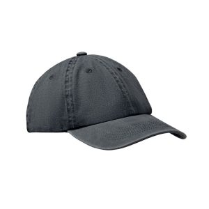 Sapca de baseball cu 6 panele 2, Cotton, negru