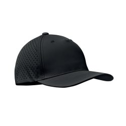 Sapca de baseball cu 5 panele, Polyester, negru