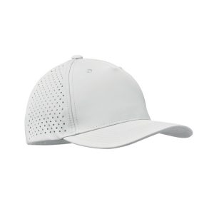 Sapca de baseball cu 5 panele 2, Polyester, alb