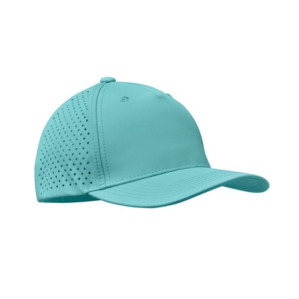 Sapca de baseball cu 5 panele 1, Polyester, turcoaz