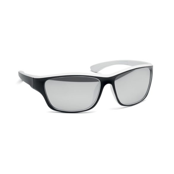 Ochelari de soare sport cu ogli, Polycarbonate, alb