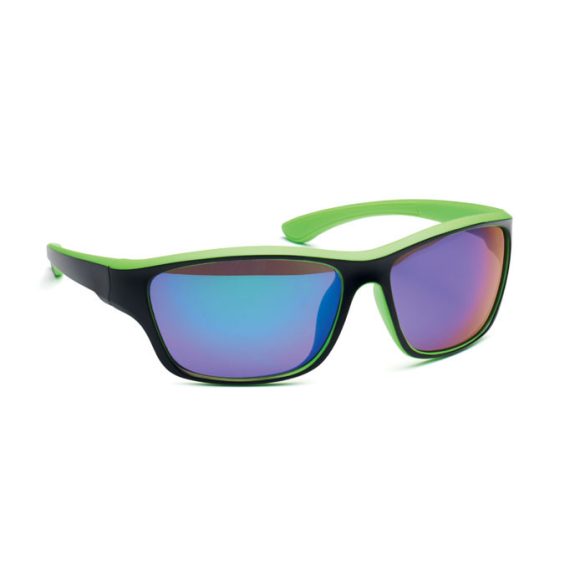 Ochelari de soare sport cu ogli, Polycarbonate, lime