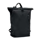 Rucsac Rolltop 390 gr/m², Recycled cotton, negru