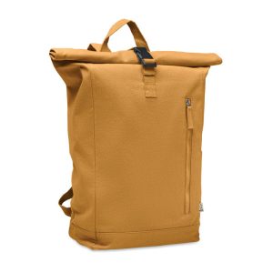 Rucsac Rolltop 390 gr/m², Recycled cotton, ocru