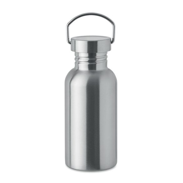 Sticla cu perete simplu 500 ml, Stainless steel, argint mat