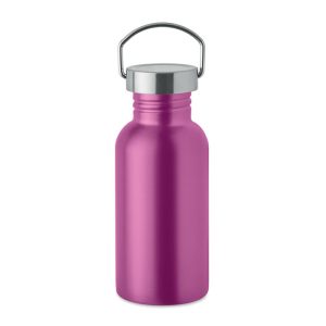 Sticla cu perete simplu 500 ml, Stainless steel, fucsia