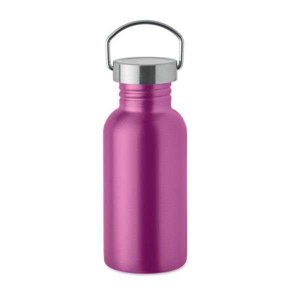 Sticla cu perete simplu 500 ml, Stainless steel, fucsia