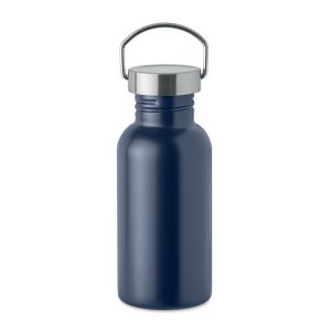 Sticla cu perete simplu 500 ml, Stainless steel, albastru marin francez
