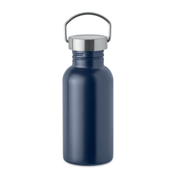 Sticla cu perete simplu 500 ml, Stainless steel, albastru marin francez