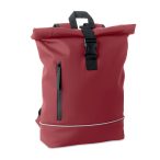 Rucsac rolltop pt laptop 15"  P, PU, burgundy