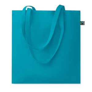 Sacosa Fairtrade 180gr, Cotton, turcoaz