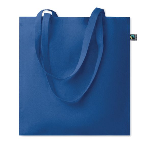Sacosa Fairtrade 180gr, Cotton, albastru regal
