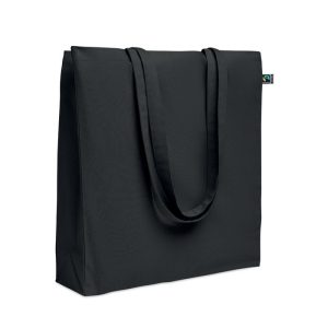 Sacosa Fairtrade 180 gr, Cotton, negru
