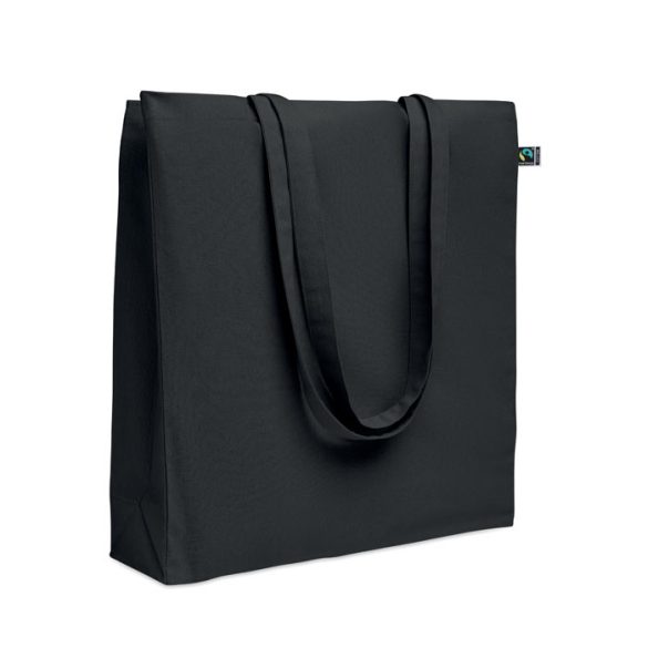 Sacosa Fairtrade 180 gr, Cotton, negru